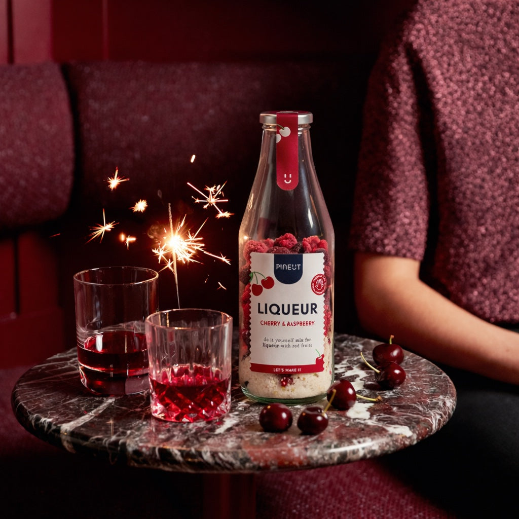Kirschlikör | Karaffe | Kirsche & Himbeere