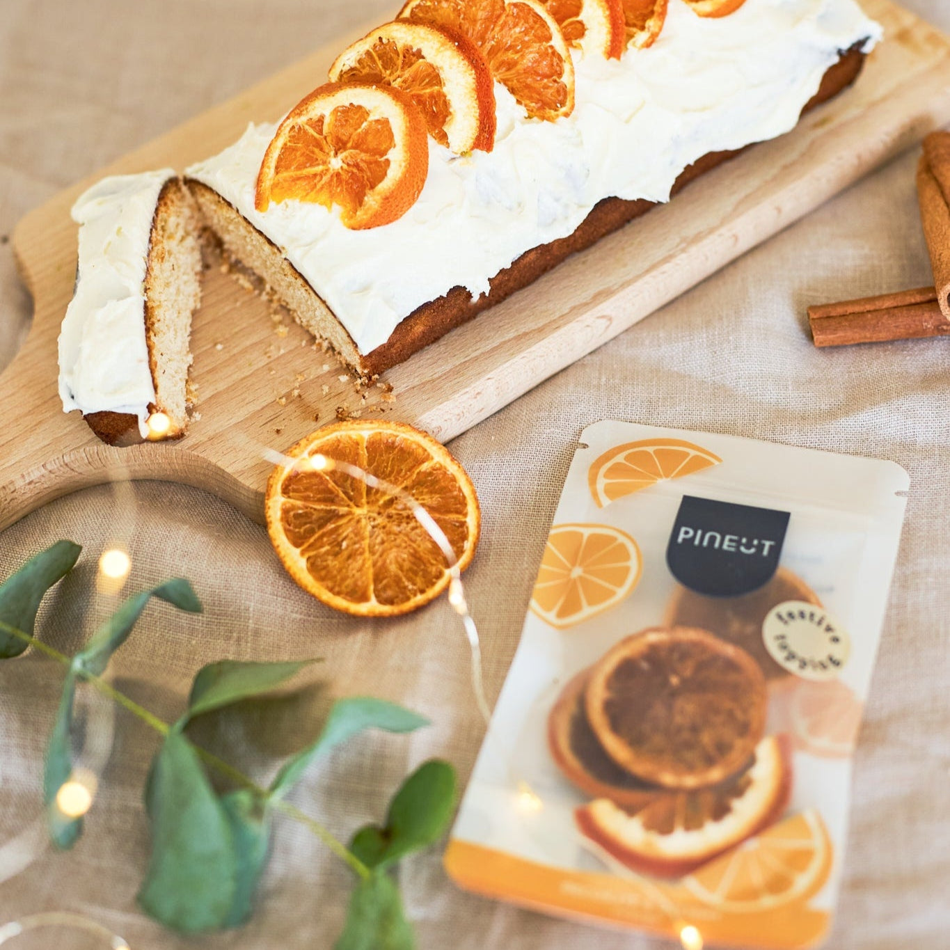 Topping | Gedroogde sinaasappelschijfjes | BIO | Doos met 10 stuks