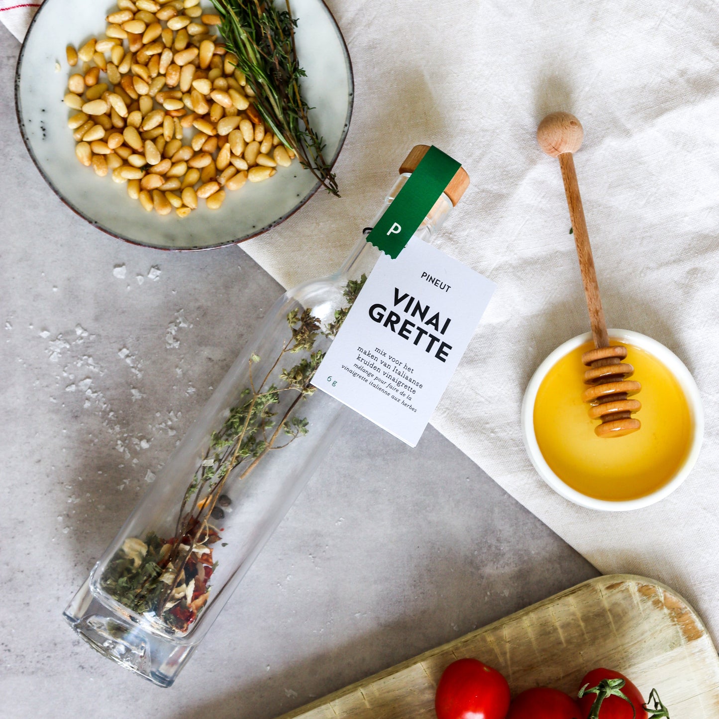 Borrelbrood Focaccia, Limoncello & Vinaigrette Italiaans Giftpack