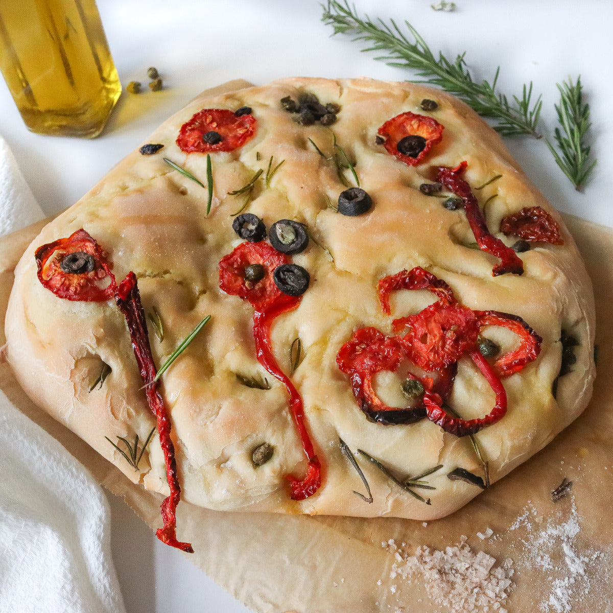 Focaccia Party Vorspeisenbrot | Briefkastengeschenk