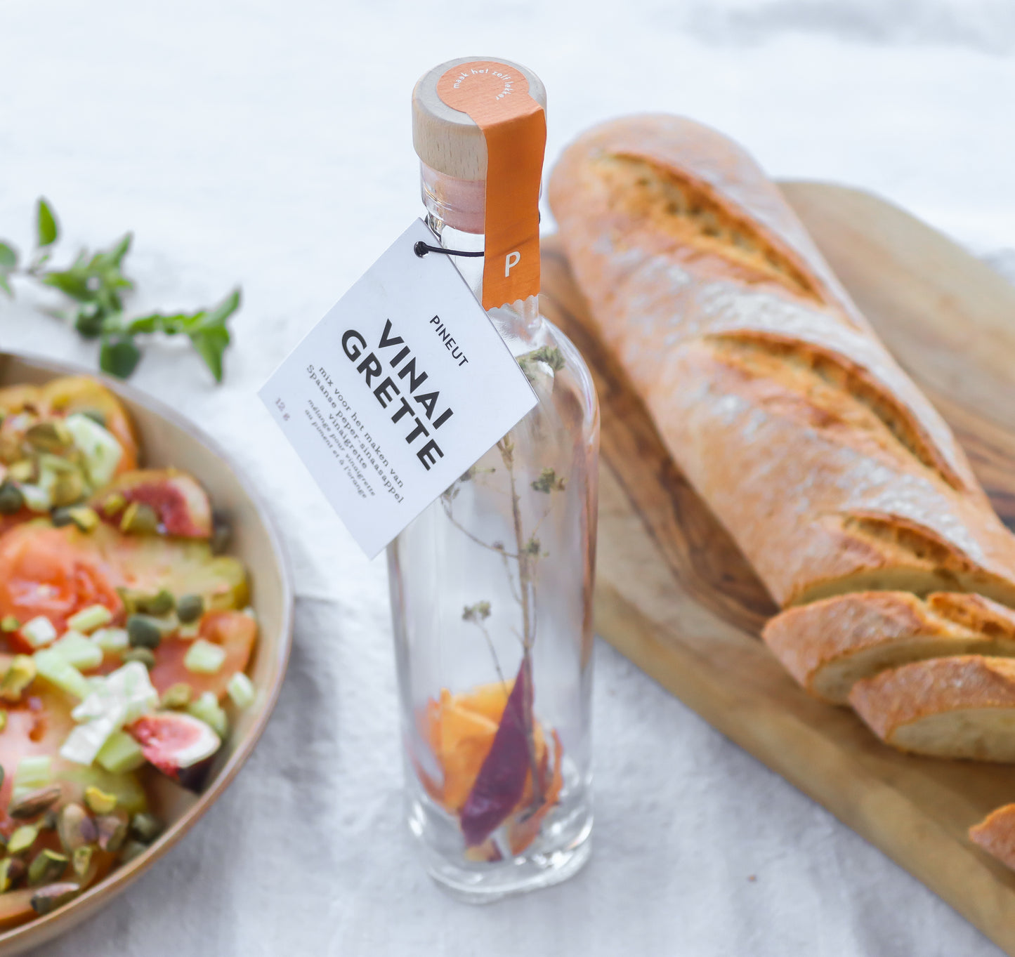 Eine Vinaigrette zubereiten | Spanischer Pfeffer und Orange | Pinienkerne