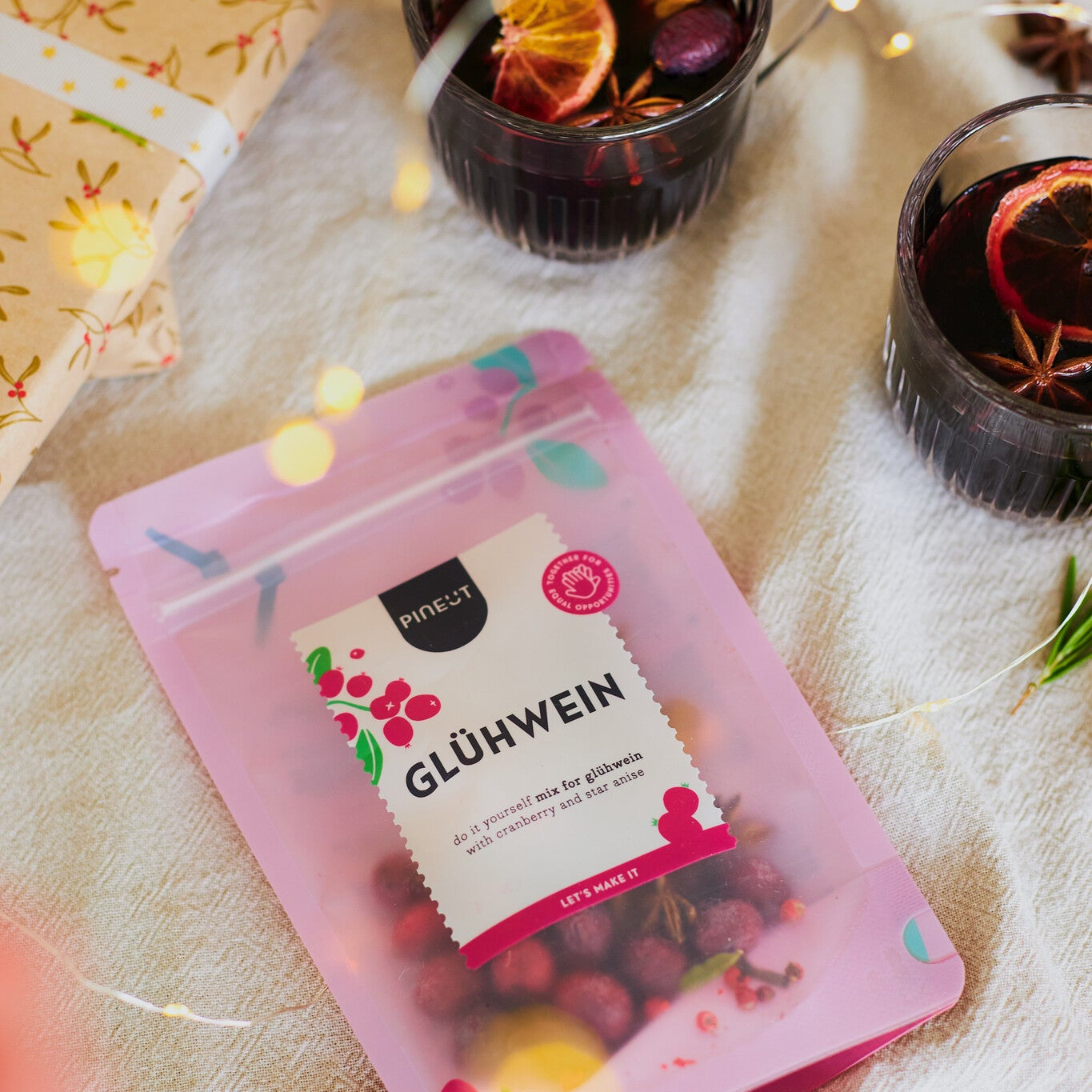 Glühwein | Bio | Beuteltasche | originelles Wintergeschenk