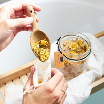 Badetee | Kanne | Jasmin & Ringelblume | Home Spa