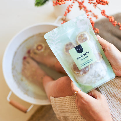 Fußbad | Beuteltasche | Limetten-Schafgarbe