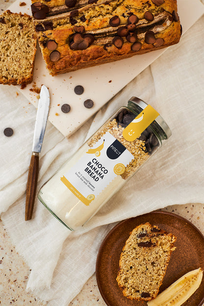 Kuchen | Glas | Schokoladen-Bananenbrot