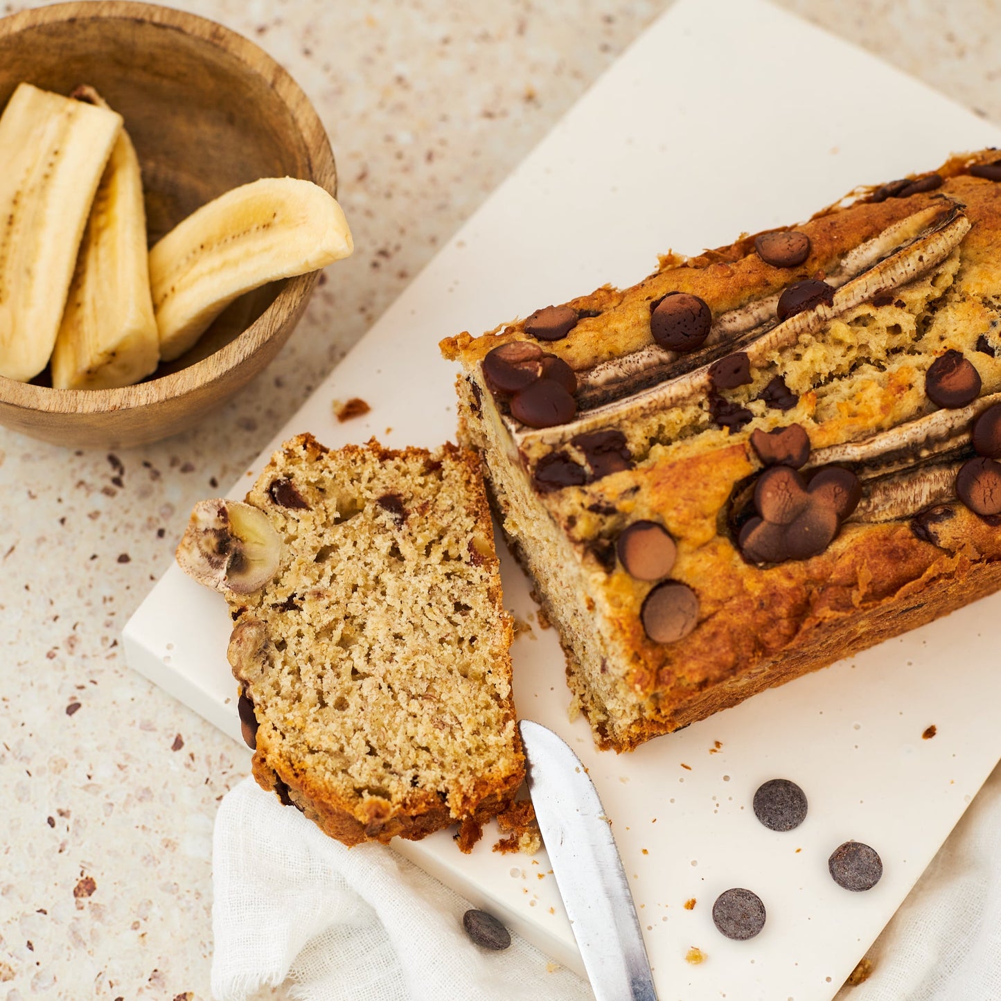Kuchen | Glas | Schokoladen-Bananenbrot