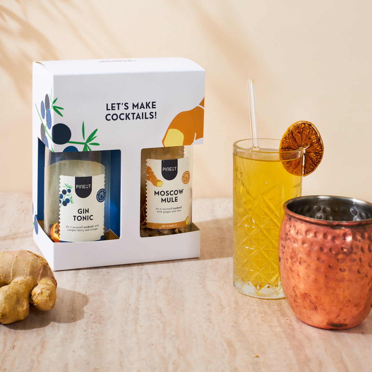 Cocktails | Geschenkpackung | Gin Tonic & Moscow Mule