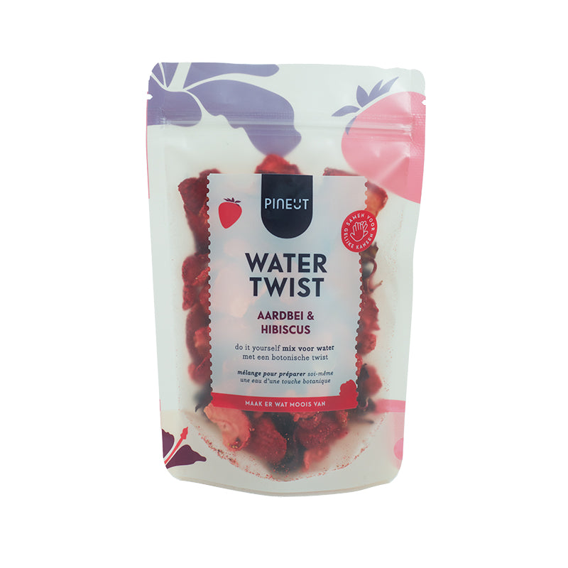 Watertwist | Beuteltasche | Erdbeere & Hibiskus Bio