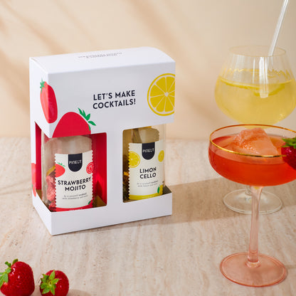 Cocktails | Geschenkpackung | Erdbeer-Mojito & Limoncello