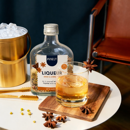 Pinienkern-Anis-Likör | Taschenflasche | Anis und Zimt