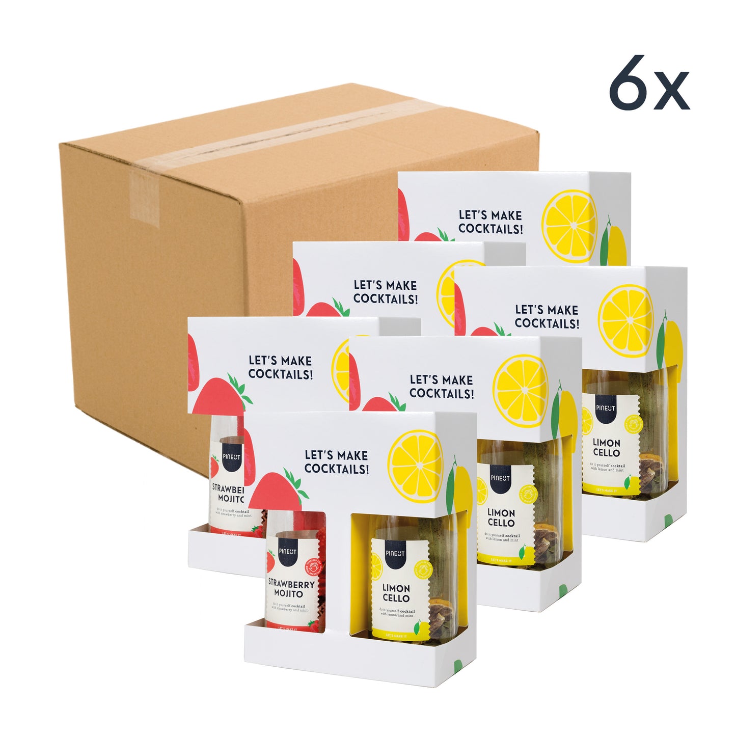 Cocktails | Geschenkpackung | Erdbeer-Mojito & Limoncello