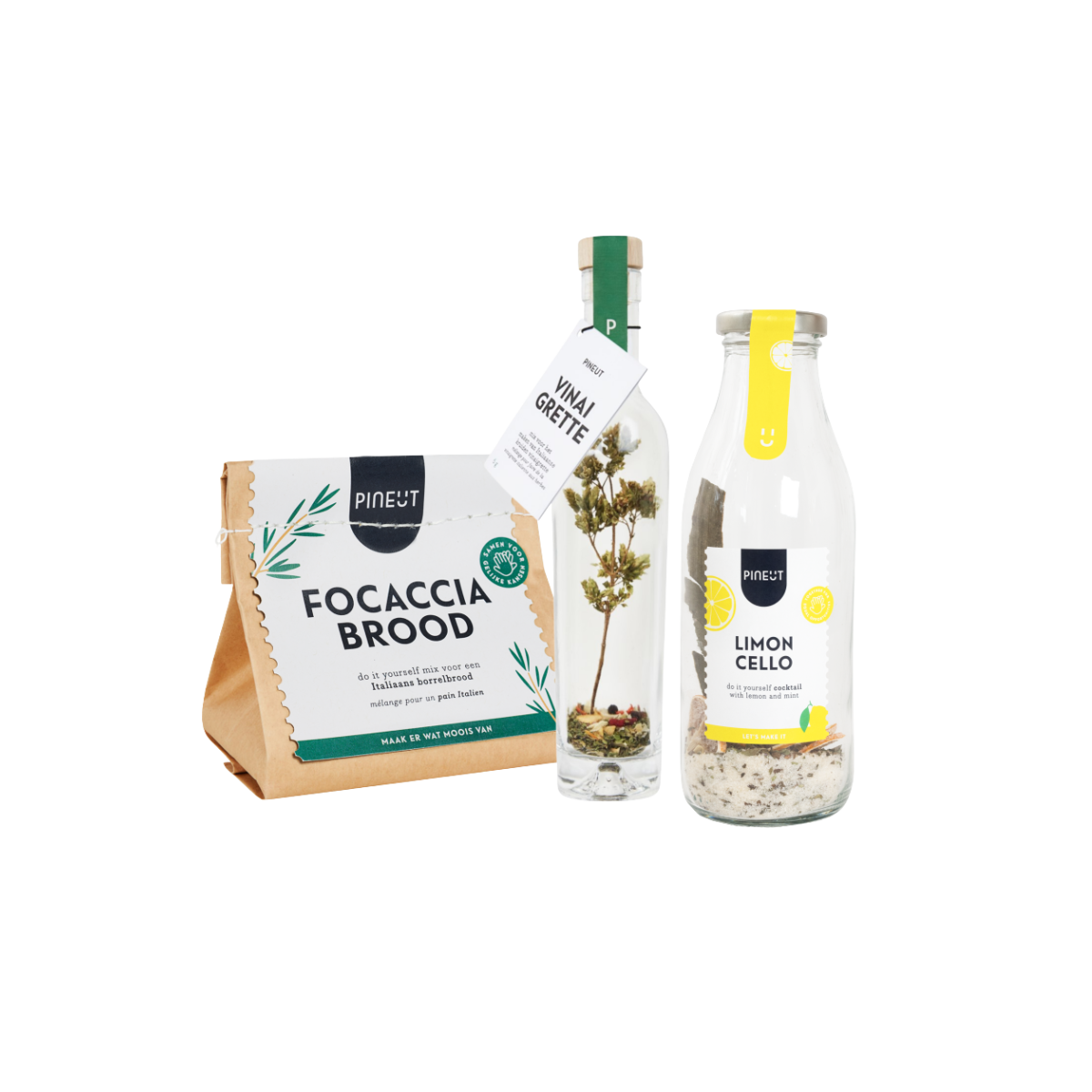 Borrelbrood Focaccia, Limoncello & Vinaigrette Italiaans Giftpack