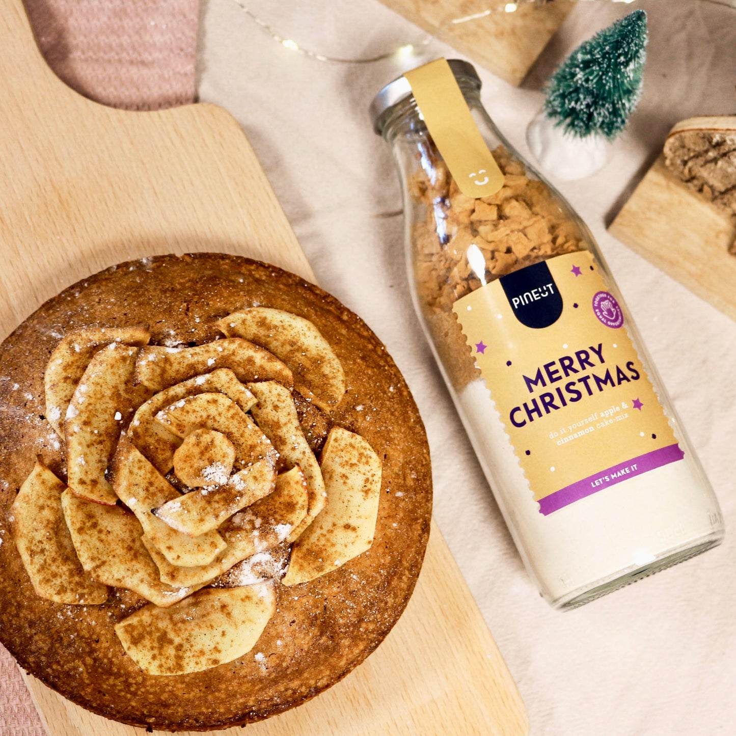 Kuchen | Flasche | Frohe Weihnachten Kuchen