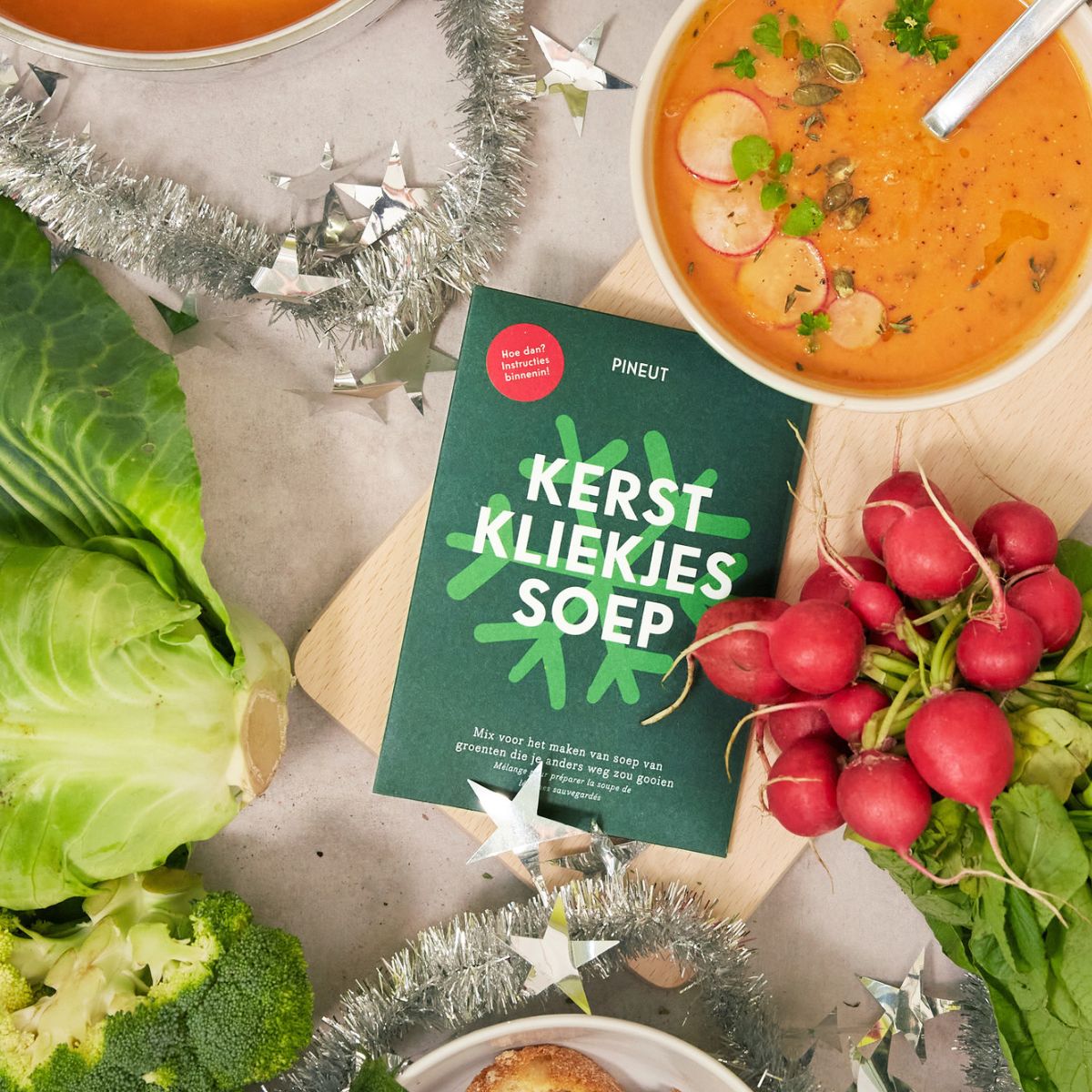 Kein Abfallstarter per Post | Weihnachtsrestesuppe - Briefkastengeschenk