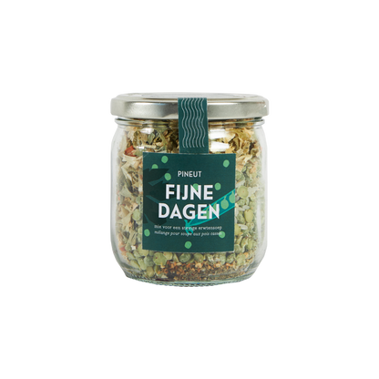 Pineut Erbsensuppe Frohe Festtage, Glas