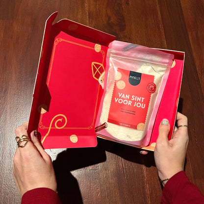 Het Grote Boek van Sinterklaas | Kruidnotenmix in Brievenbusdoosje