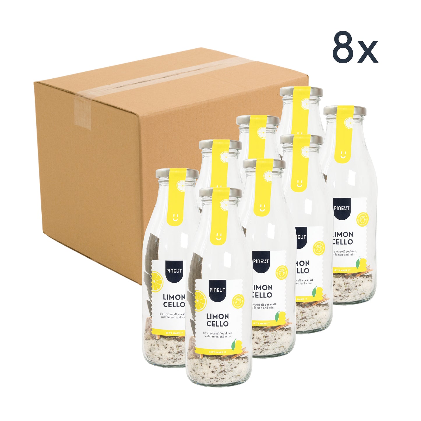 Limoncello selber machen | DIY-Cocktail in der Flasche | BIO | Pinienkerne