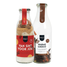 Het perfecte Sinterklaas cadeau | Combi | Chocolademelk + Kruidnotencake