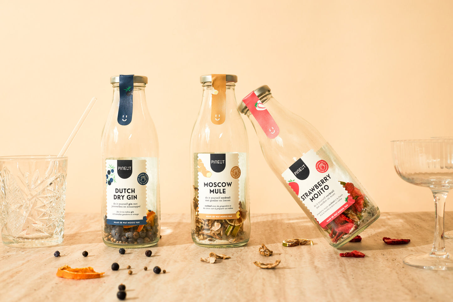 Gin Tonic, Mojito & Moscow Mule | Pineut Combi | Cocktails