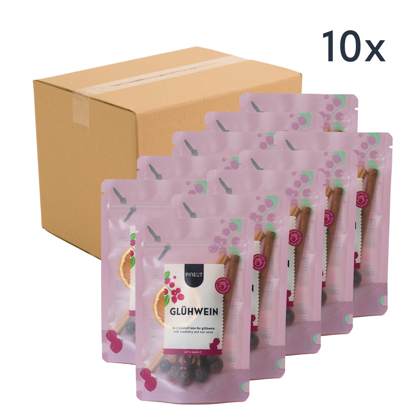 Glühwein | Bio | Beuteltasche | originelles Wintergeschenk