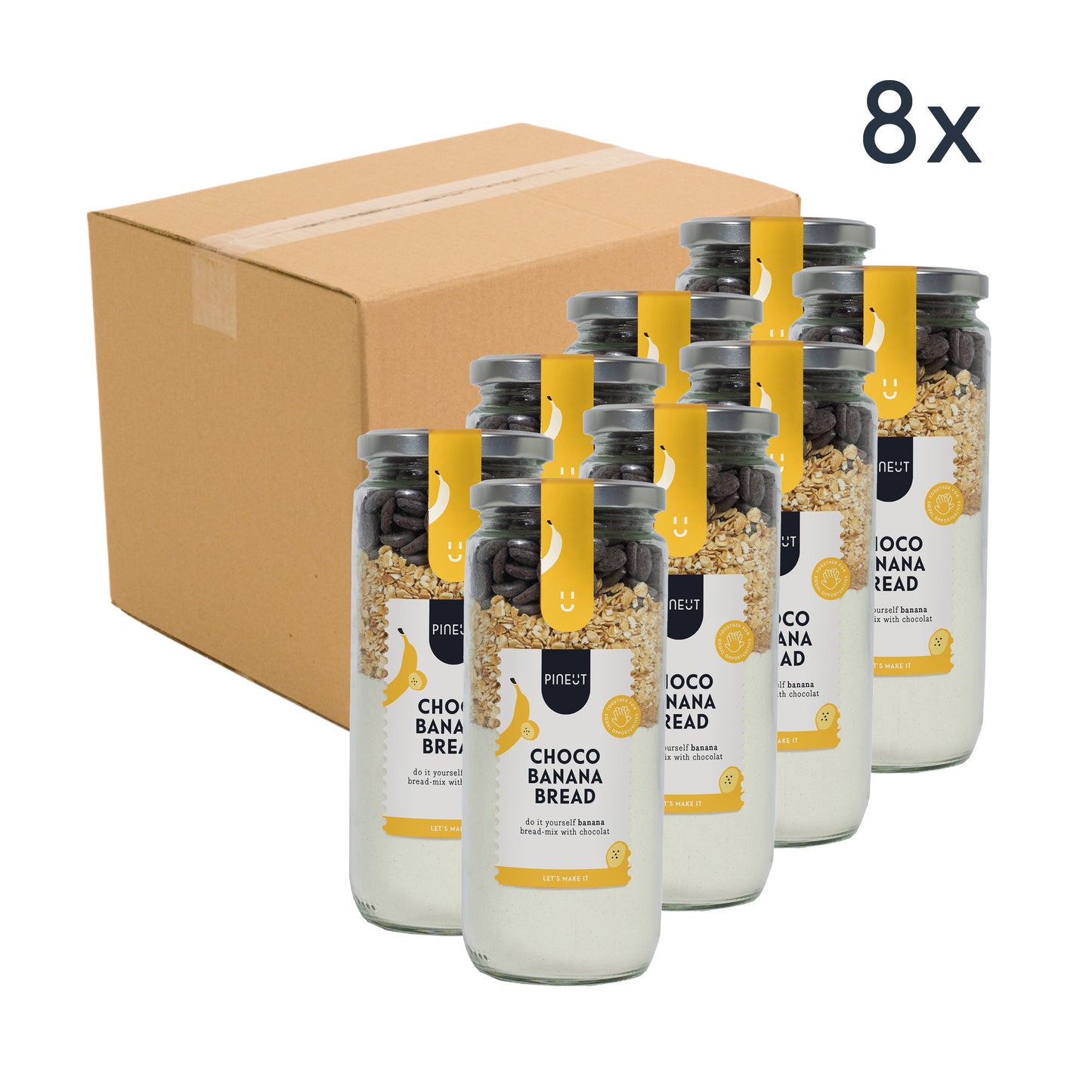 Kuchen | Glas | Schokoladen-Bananenbrot