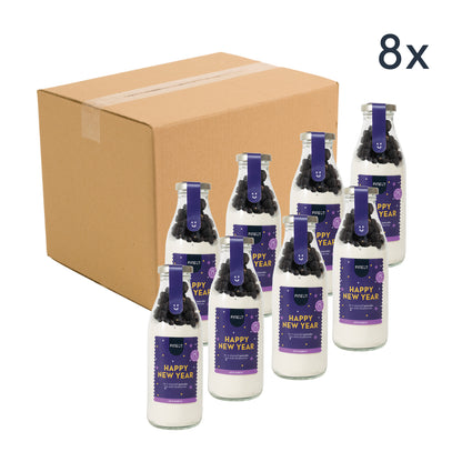 Kuchen | Flasche | Frohes neues Jahr Pfannkuchen