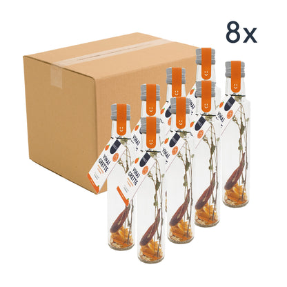 Eine Vinaigrette zubereiten | Spanischer Pfeffer und Orange | Pinienkerne