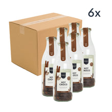 Heiße Schokolade zubereiten | Originelles Geschenk in einer Flasche | Karaffe | Pinienkerne