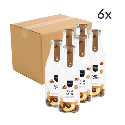 Chai Latte zubereiten | Selbstgemachtes Getränk aus der Flasche | Pinienkerne | BIO