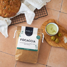 Focaccia backen | DIY Snack-Brotmischung im Beutel | Pineut