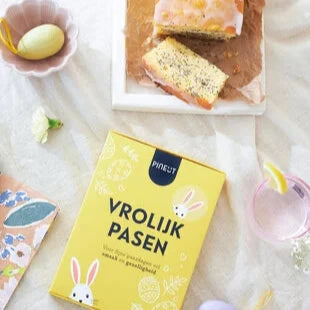 Pineut Briefkastengeschenk Frohe Ostern | Zitronen-Mohnkuchen