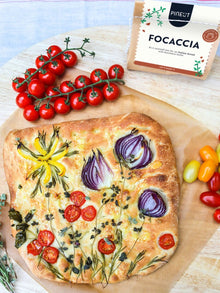 Focaccia | Tasche | Tomaten-Bruschetta
