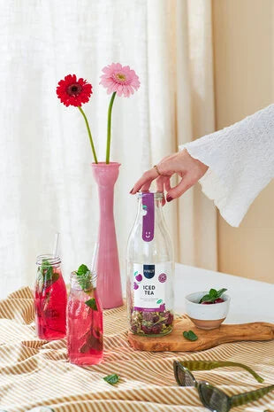 Eistee | Kirsche & Eisenkraut | Sommergetränk